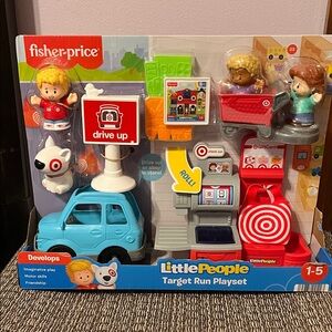 Fisher-Price Little People Target Run Playset - Blue and Red